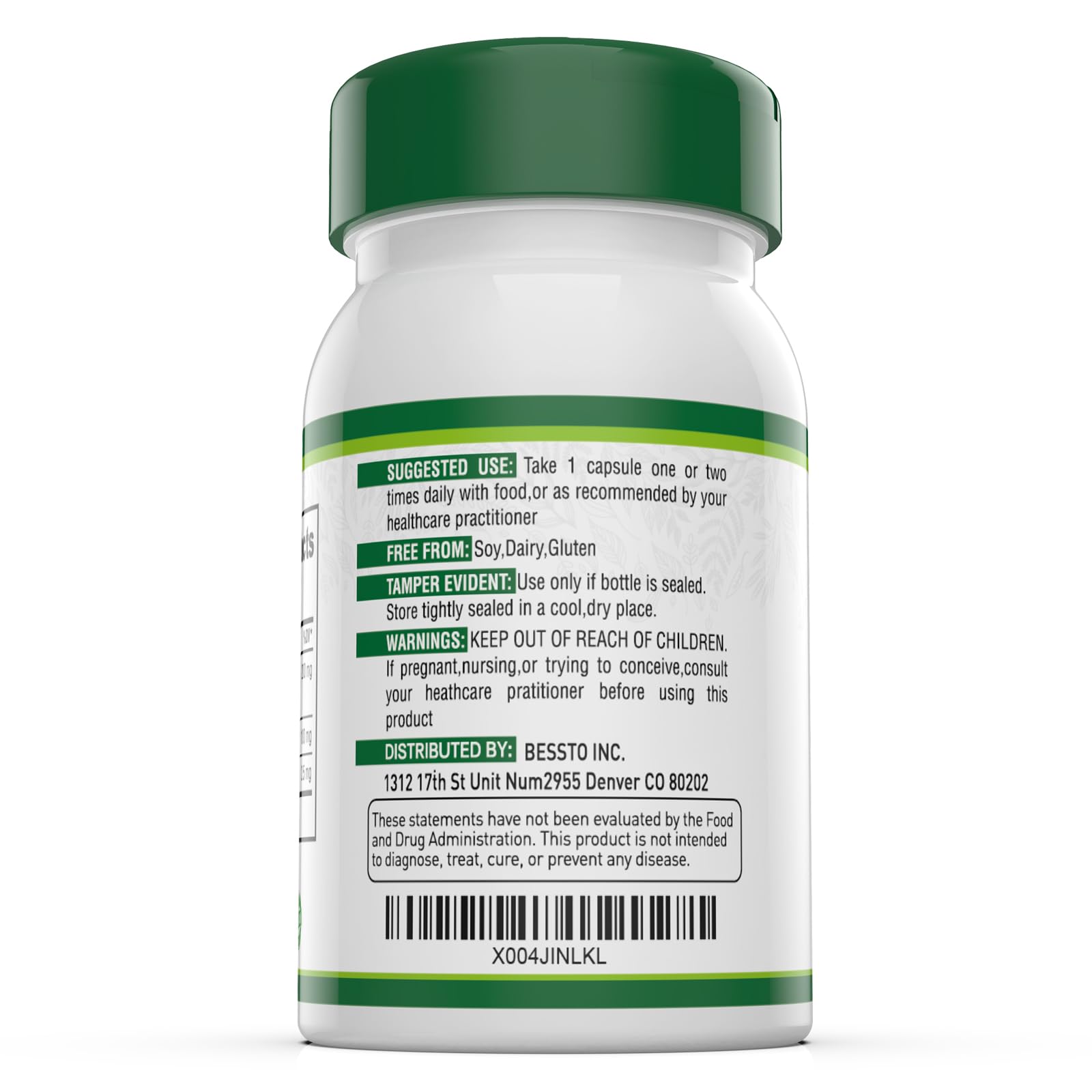 Simlike daily Supplement side view with label