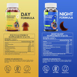 Simlike Day Formula gummy bottle with ingredients