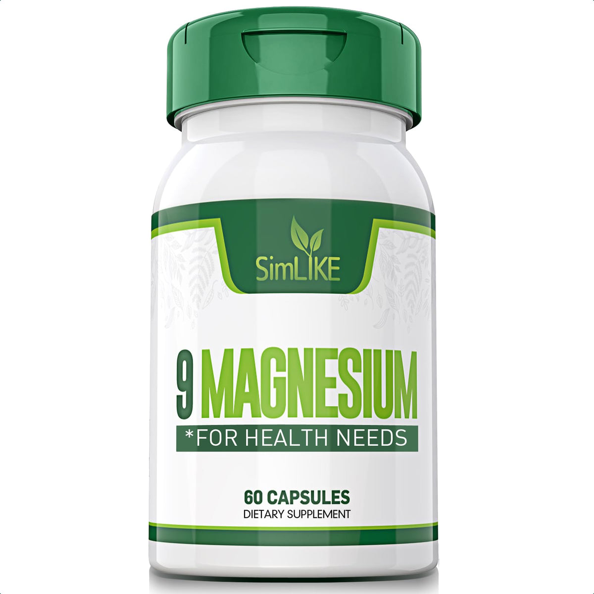 Simlike Magnesium Complex Capsules 90 Count front view