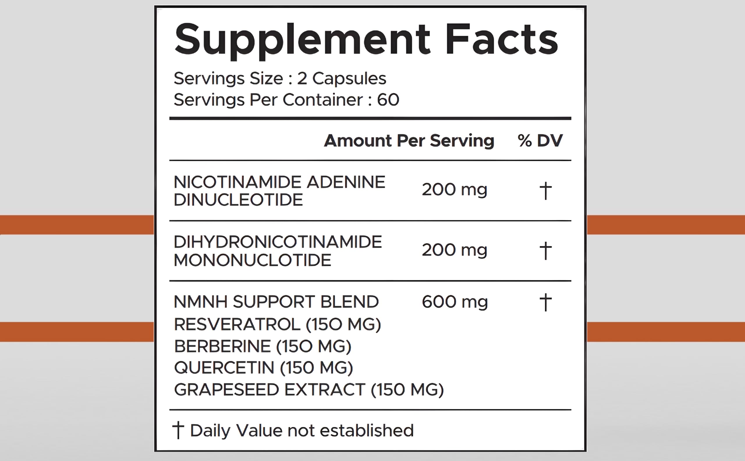 Simple Melts NMNH 500mg Capsules close-up of capsules