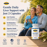 Simple Promise Levitox Milk Thistle supplement bottle with label