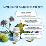 Simple Promise Levitox Milk Thistle supplement with measuring spoon