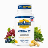 Simple Promise Xetina 20 Lutein Eye Support Supplement front view