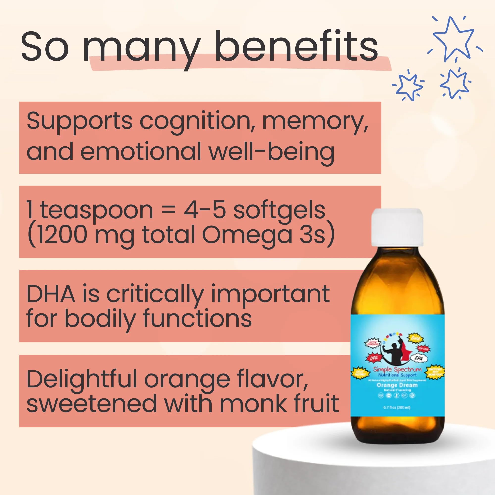 Simple Spectrum Fish Oil 1200 mg Omega 3s supplement ingredients list