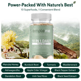 SIMPLEME Daily Power Blend 10-in-1 Superfood Supplement ingredients list