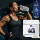 Simpli Supplements Creatine Powder 499g side view