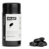 Simplimins Shilajit Softgels 500mg back view with ingredients