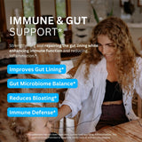 Simply Basically Collagen Peptides & Colostrum Powder scoop with powder