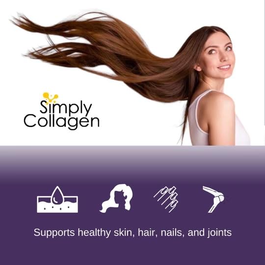 Simply Collagen Hydrolyzed Collagen Peptides 558g packaging