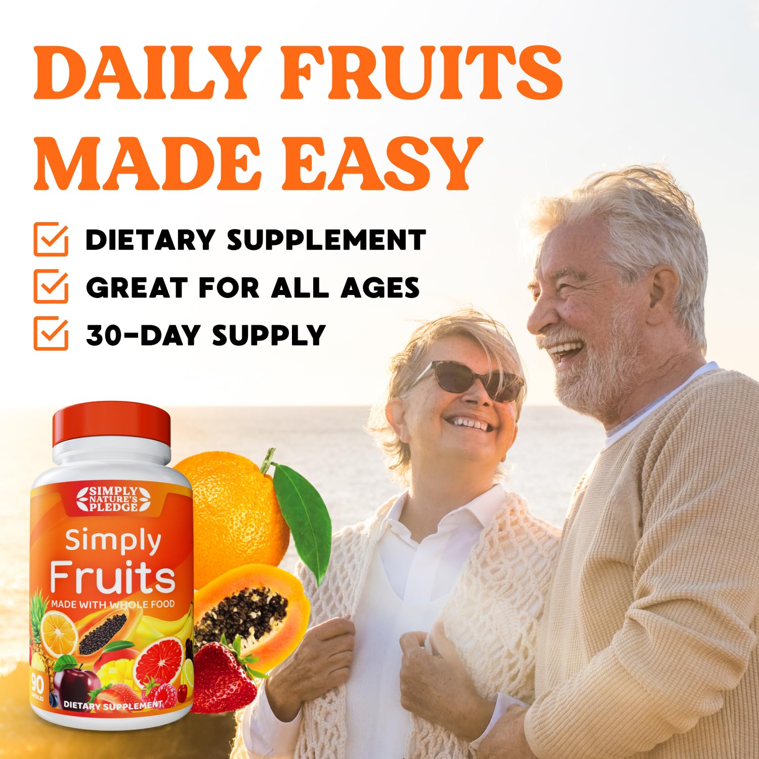 Simply Nature's Pledge Bilberry Supplement in a lifestyle setting
