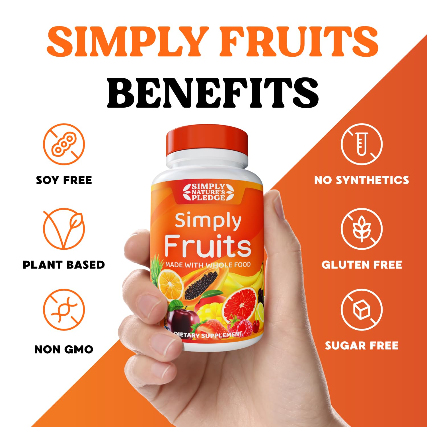 Simply Nature's Pledge Bilberry Supplement side view