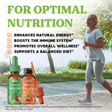 Simply Nature's Pledge Fruits & Veggies supplement opened with capsules visible
