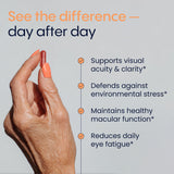 Simply Nature's Pledge Macu MD bottle with nature background