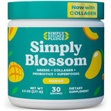 Simply Nature's Pledge Simply Blossom Greens & Superfoods Powder front view