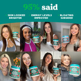 Simply Nature's Pledge Simply Blossom Greens Superfoods Powder scoop