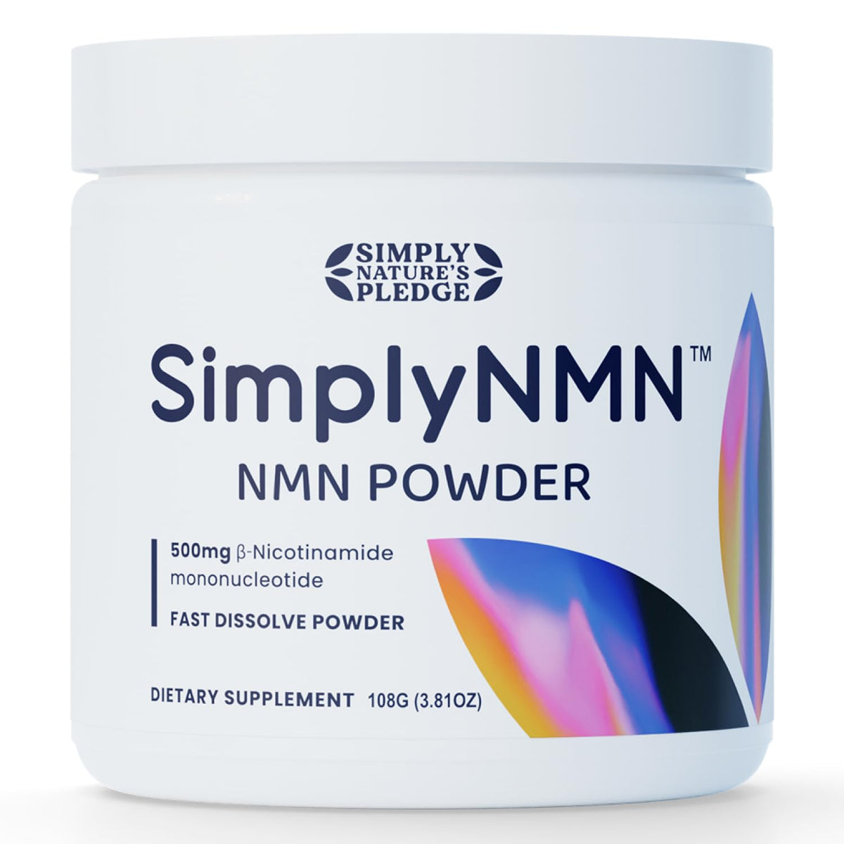 Simply Nature's Pledge SimplyNMN 500mg powder front view