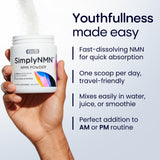 Simply Nature's Pledge SimplyNMN 500mg powder nutritional information