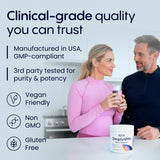 Simply Nature's Pledge SimplyNMN 500mg powder with fresh smoothie