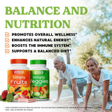 Simply Nature's Pledge Whole Food Superfood Supplement packaging with natural produce