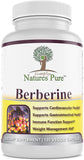Simply Natures Pure Berberine 500mg capsules in a health setting