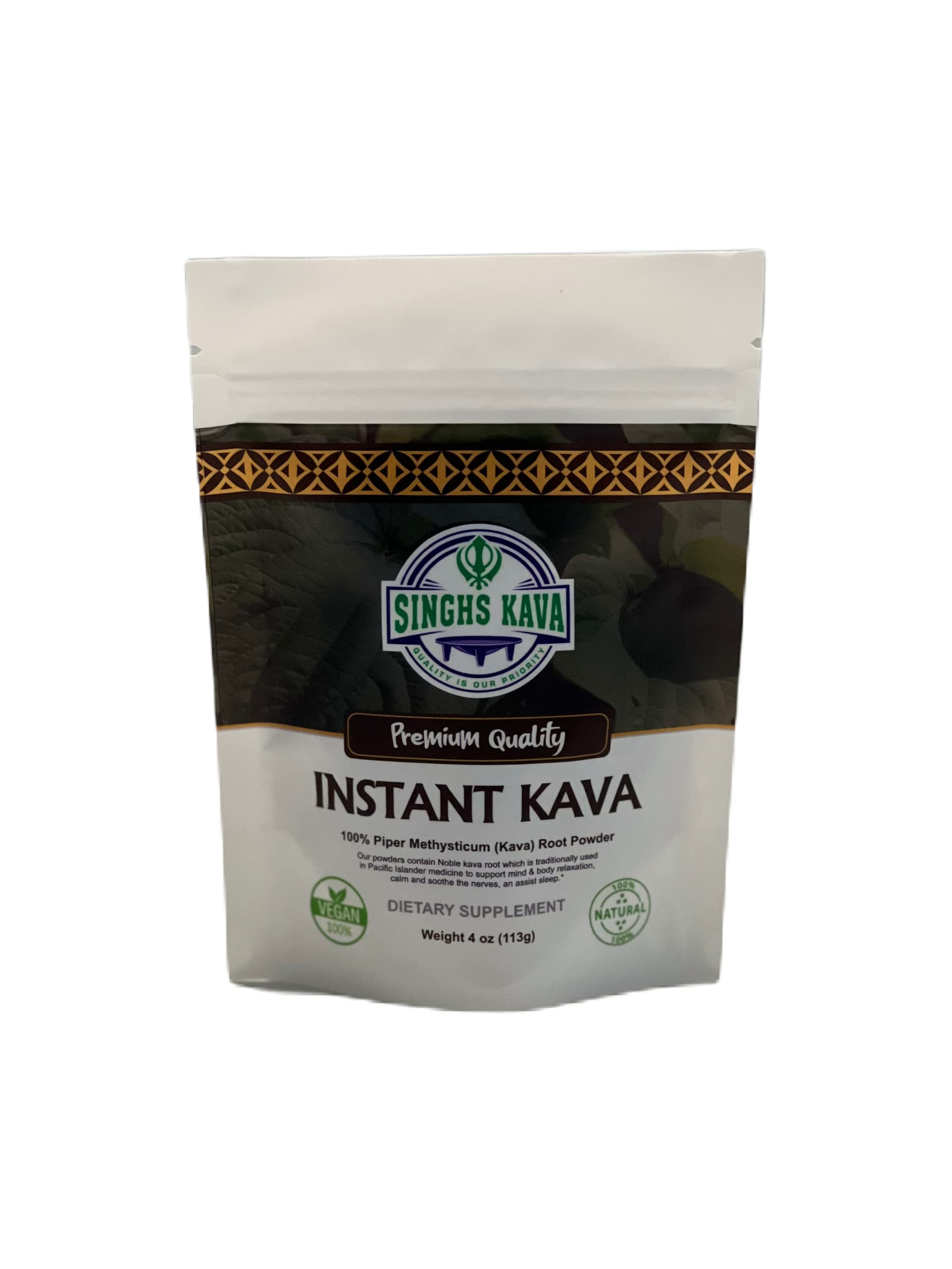 SINGHS Kava Kava Instant Powder 113g packaging