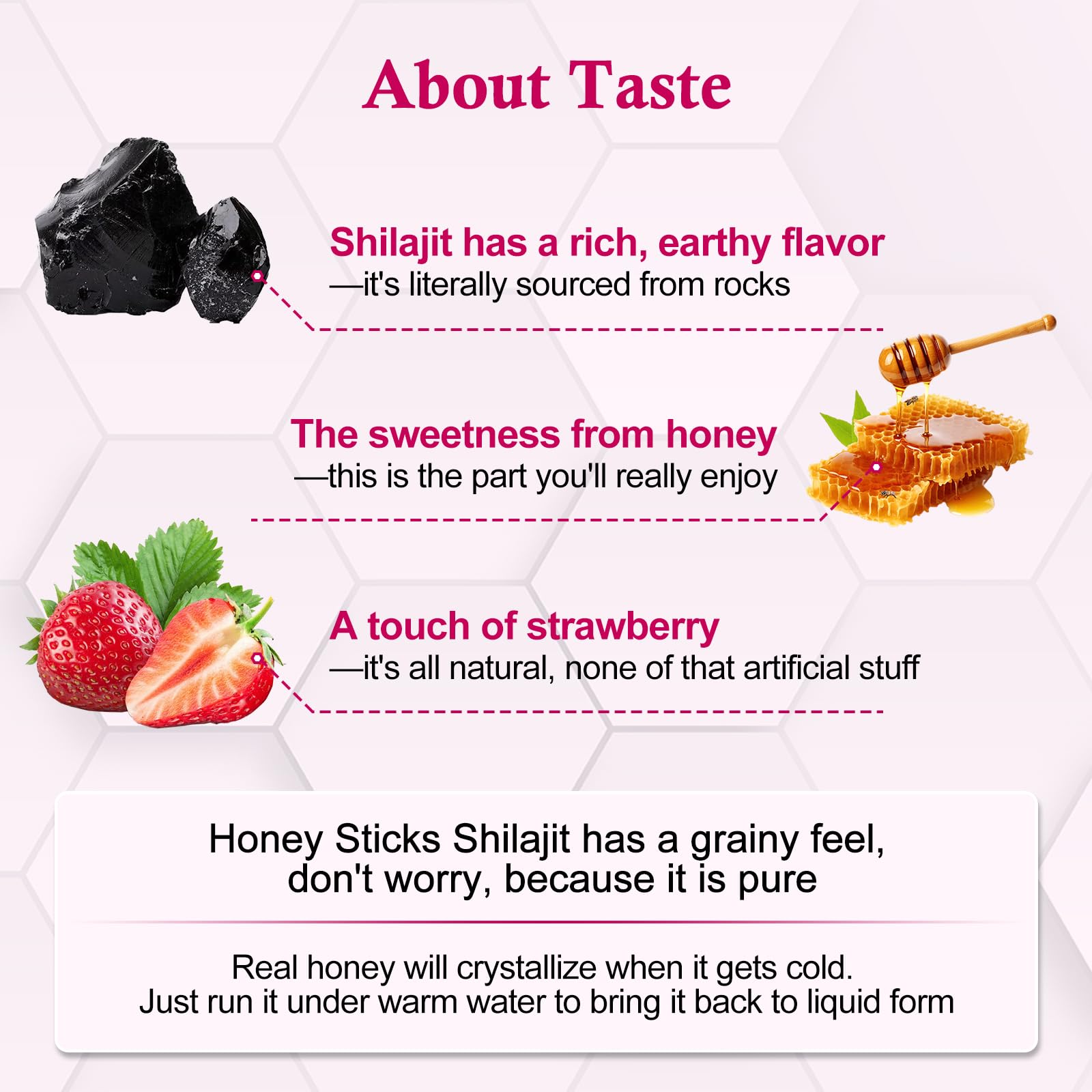 Single Dmtdnid Shilajit Honey Stick on a spoon