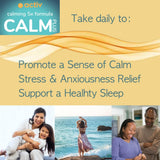 SIRIUS INTERNATIONAL Calm Gummies on a wooden table