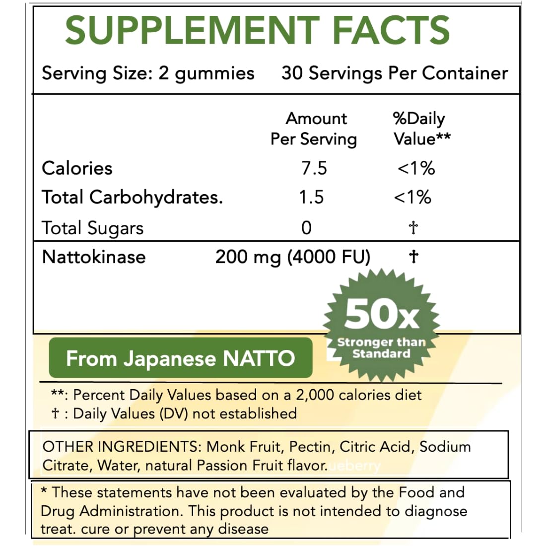 SIRIUS INTERNATIONAL Nattokinase 4000 fu Gummies heart-shaped