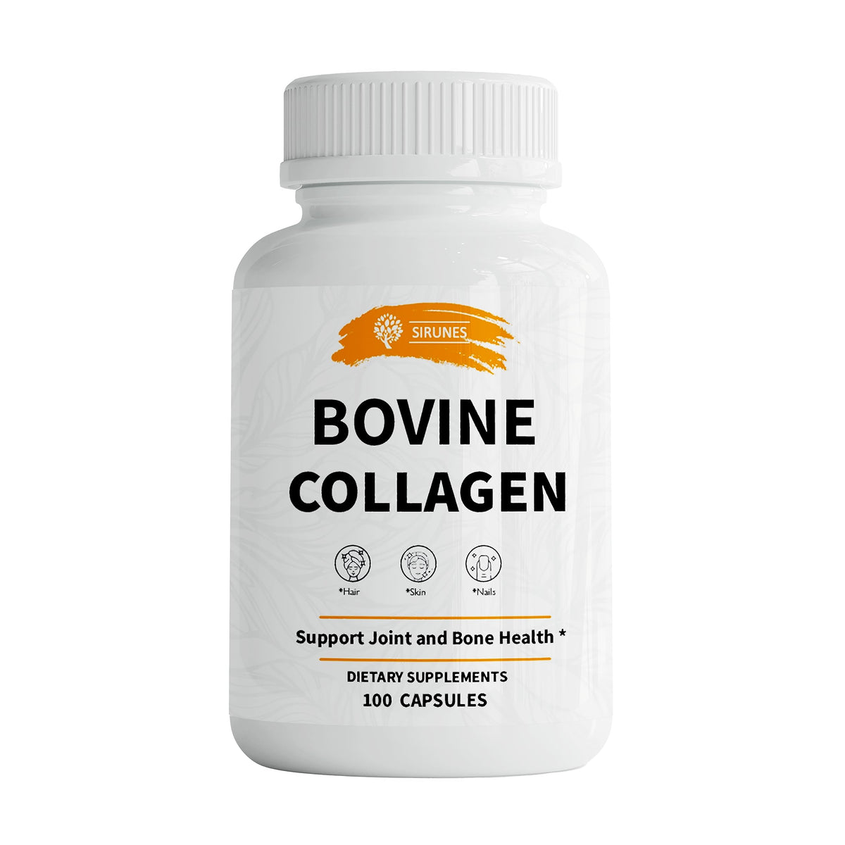 SIRUNES Multi Collagen Capsules 60 Count front view