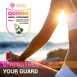 SIRUNES Quinine Capsules with measuring spoon and natural herbs