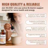 SIZRCSM Vitamin B Complex Drops in a glass with water