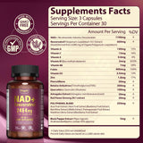 Sizyok NAD+ Supplement 600mg Resveratrol side view