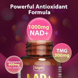 Sizyok NAD+ Supplement capsule format on table