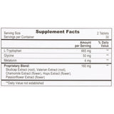 SJ Essentials Capsules back view with nutritional information