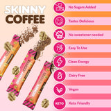 SkinnyBoost Skinny Coffee 249g with ingredients list