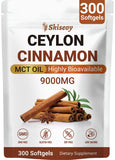 Skiseoy Ceylon Cinnamon Softgels front view, 60 count