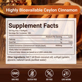 Skiseoy Ceylon Cinnamon Softgels packaging details