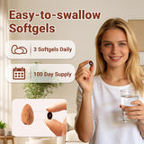 Skiseoy Ceylon Cinnamon Softgels side view with MCT oil