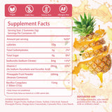 Skiseoy Feminine pH Balance Gummies back view with ingredient list