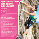 SKLIA Beef Organs for Women supplement ingredients list