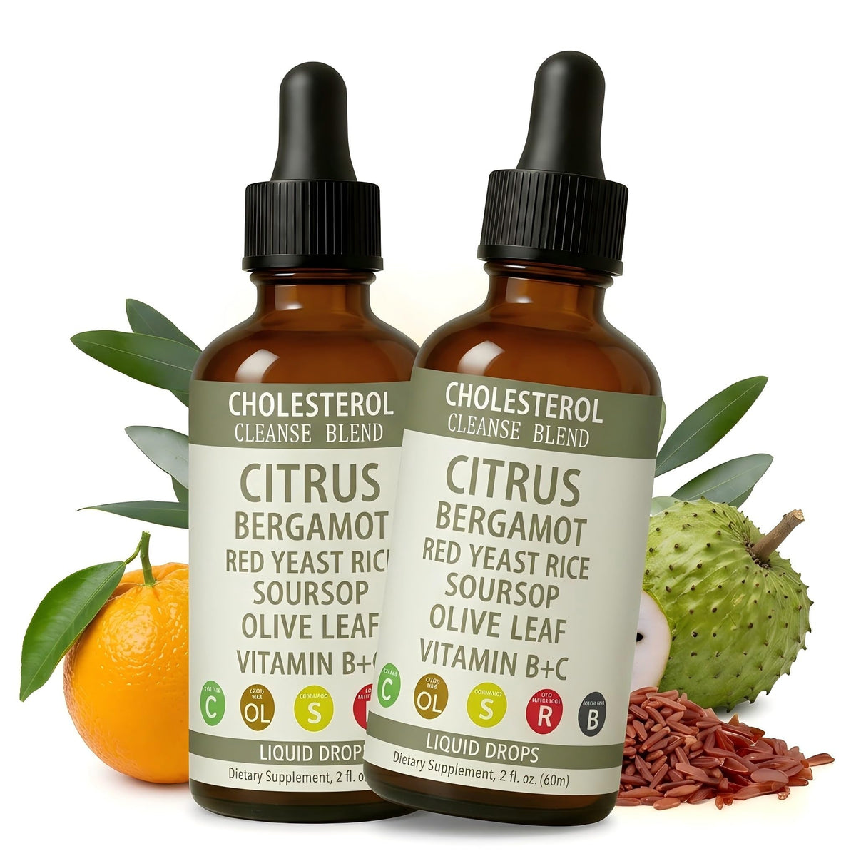 Skrmooning Citrus Bergamot Drops bottle front view
