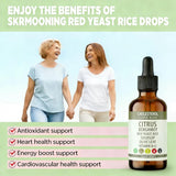 Skrmooning Citrus Bergamot Drops in a glass of water