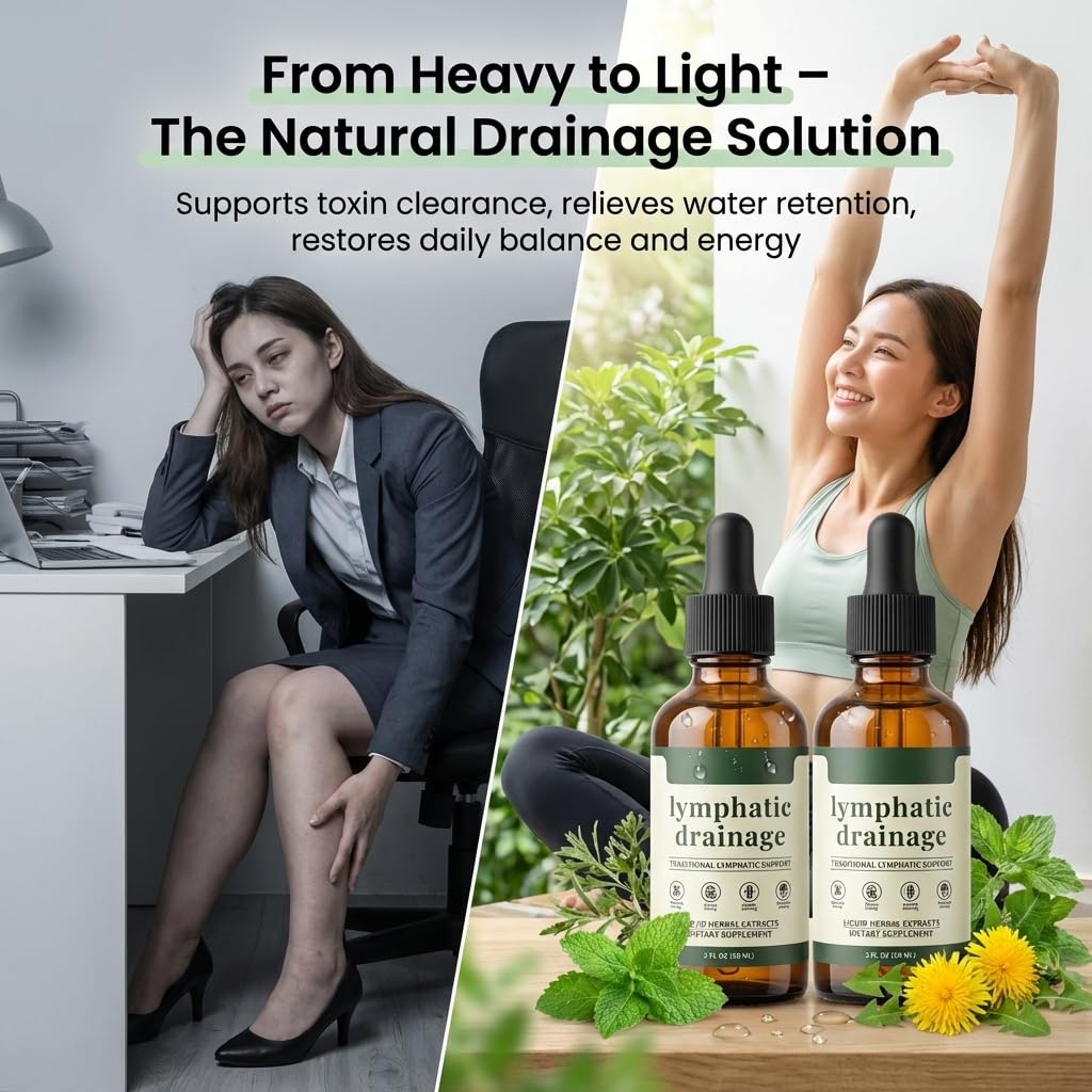 Skrmooning Lymph Drainage Drops 30ml lifestyle scene