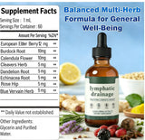 Skrmooning Lymph Drainage Drops 30ml with herbs