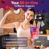 SKY NUTRITION Mushroom Gummies 10-in-1 on a wooden table