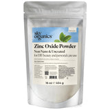 Sky Organics Zinc Oxide Powder 454g front view in resealable bag