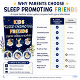 Sleep Promoting Stickers applied to children's pajamas