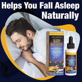 Sleep Soundly Melatonin 2 Fl Oz label close-up