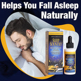 Sleep Soundly Melatonin 2-ounce bottle side view