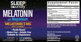 Sleep Soundly Melatonin Gummies bottle with purple label